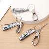 Nail Clippers orelha picareta chaveiro três peças chaveiro metal chaveiro pingente cortadores de unhas stall fornecimento