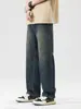 Ropa para Hombre Maple House / Nueva Colección Primavera/Otoño 2026: Pantalones vaqueros de estilo americano, corte holgado, pierna recta, de calle, retro y modernos