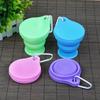 Outdoor Creative silicone água Copa retrátil camping água Copa portátil comprimido copo macio atacado