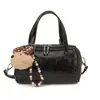 Bolso Tipo Bowling Simple y de Moda Estilo Coreano para Mujer 2026 Primavera Nuevo de Moda para Viajes Diarios Bolso de Hombro Cruzado