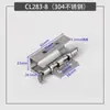 Bisagra Oculta de Acero Inoxidable Cl283 para Puerta de Gabinete Integrada, Chasis de Gabinete Eléctrico, Bisagra para Gabinete de Maquinaria Industrial