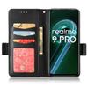 Funda de cuero con tapa para OPPO Realme Narzo 50 Pro y Realme 9 4G (tarjeta)