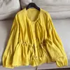 2026 Cardigan Delgado Estilizado de Lino con Cintura Ajustada, Corte Delgado, Manga Larga, Protección Solar, Camiseta para Mujer, Venta al por Mayor H15Gt711