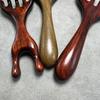 Peine Masajeador de Astas de Sándalo Rojo Peine Terapéutico para Meridianos de la Cabeza de Astas de Sándalo Rojo Rastrillo de Astas de Sándalo Verde Peine Terapéutico para la Cabeza de Madera Maciza