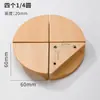 Manija de Armario para Habitación Infantil Manija de Puerta de Gabinete de Dibujos Animados Manija Pequeña de Cajón Estilo Madera Maciza Manija de Armario de Madera Maciza Pac-Man