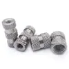 Porca de Injeção de Aço Inoxidável 303 Porca Diamante Porca de Inserção Plástica Furo Cego Furo Passante Estoque Estoque