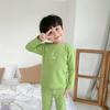 Liquidação Coleção de Roupa de Casa ~ Outono/Inverno Cor Sólida Roupa Íntima Básica para Meninos e Meninas terno Roupa de Casa Roupas e Calças de Outono para Crianças