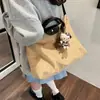 Bolsa Casual Retro de Camurça Grande Capacidade para Mulheres 2026 Nova Bolsa Transversal para o Trabalho de Outono e Inverno Bolsa de Mão Tote