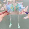 Accesorio para el Cabello Hanfu para Niñas, Pasador Trenzado con Cinta Floral de Estilo Antiguo, Adorno para el Cabello con Borla de Niña Pequeña como de Hada, Accesorio Chino de Moda