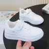 Zapatillas Blancas Campus Modelo Nuevo 2026 Zapatos de Skate para Niños Zapatos Bajos de Malla de Cuero para Niñas Zapatos Deportivos Ligeros de Suela Suave