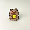Anillo Lindo de Delfín Capibara Feng Shui Anillo Infantil Regalo Juguete