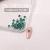 K9 Nuevos Strass Cuadrados 4x4 de Fondo Plano Super Brillantes para Uñas, Strass de Forma Irregular de Colores, Tamaño Pequeño, para Rellenar Espacios, Apilar y Pegar Decoraciones