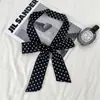 Bufanda Larga de Seda con Lunares, Personalizada, Prueba Rápida, Envío Rápido, Grandes Descuentos, Serpentinas, Fábrica Fuente de Personalización Exclusiva