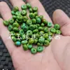 Contas Estilo Antigo Turquesa de Imitação, Contas Soltas Jade de Imitação, Contas Redondas Jade Verde Escuro, Contas Espaçadoras, Contas para Acessórios de Joias