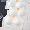 Sutiã sem fio de verão ultrafino, sem costura, com toque de pele, para meninas em crescimento, sutiã esportivo respirável, direto do fabricante