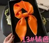 Pañuelo cuadrado de satén de seda sintética de color liso de 70 cm para mujer, primavera y otoño, elegante y simple, bufanda de cuello versátil, pañuelo para la cabeza decorativo