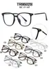 Gafas de Estilo Nuevo Tr86028 Artísticas Retro Anti-Luz Azul para Hombres, Monturas Ópticas de Moda, Gafas de Marco Grande Sin Graduación