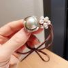 Coreia Dongdaemun Pearl Hair Rope ins Love Headdress Cyber Celebrity Hair Accessories High-end Hair Rope Hair Ring Rubber Band