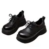 Novas Moda Primavera e Verão 2026 Sapatos de Moda para Exportação, Mocassins de Couro Macio com Solado Macio, Sapatos Femininos Versáteis com Solado Grosso, Transfronteiriço