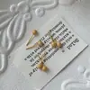Brincos de Prata 925 Esterlina Foscos em Formato de Feijão para Mulheres, Luxo Leve, Brincos de Design de Nicho Vintage de Alta Qualidade, Populares no Xiaohongshu