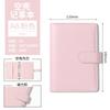 Estilo K de Ins Estilo Bloc de Notas de Hojas Sueltas, Diario de Registro Multifuncional Simple y Lindo A5A6 Ledger con Corazón Girly