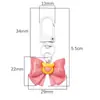 Varita Mágica de Dibujos Animados Brillante para Niña, Estuche para Teléfono Móvil de Crema DIY, Accesorios de Resina, Llavero Hecho a Mano, Material para Joyería