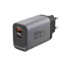 Nuevo Cargador de 150W para Todos los Protocolos, Pequeño Electrodoméstico de Viaje, Cabezal de Carga Rápida con Múltiples Puertos A+C Cabezal de Carga Gris