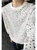 Colección Otoño 2026: Sudadera extragrande estilo Hong Kong con estampado de estrellas, tallas M-5X, HW261029-SP26