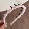 Faixa de Cabelo Doce com Estampa de Bolinhas, Novo Estilo Retrô Versátil, Presilha de Cabelo, Elástico de Cabelo, Faixa Antiderrapante, Acessório de Cabelo