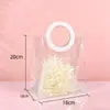 Bolsas de Mano Transparentes de PVC en Stock con un Toque de Lujo para el Festival del Medio Otoño, Día Nacional, Bolsas de Regalo de Cumpleaños y Bolsas de Mano de Plástico para Bodas