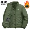 Chaqueta Nueva de Hombre Otoño/Invierno 2025 con Cuello Alto Casual Versátil Cómoda Suave Cálida Forrada de Polar #