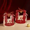 Caramelo caja de regalo europea para mayores caja vacía bolsa de embalaje de boda nueva bolsa de regalo para la mano caja de caramelos de boda sentimiento 2025