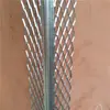 Proteção de Canto Elástica de Metal Placa de Aço Rede de Proteção de Canto de Degrau de Escada Tira de Proteção de Canto de Placa Galvanizada Reforço Anti-Rachadura para Reboco de Construção