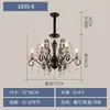 Luminárias Estilo Americano, Luminárias para Sala de Estar, Luminárias Elegantes para Sala de Jantar, Luminárias de Cristal Românticas Estilo Europeu Retrô, Lustres de Velas Estilo Francês para Lojas de Roupas