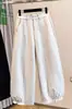 Pantalones Florales Holgados Cortos para Mujer Tallas Grandes, Pantalones de Pierna Ancha para Mujeres Petites, Pantalones Harem Globos Casuales