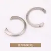 Botones decorativos pequeños de tres agujeros en forma de C, cosidos a mano, estilo Chanel, adecuados para ropa, gabardinas, prendas de abrigo, suéteres y prendas de punto.; botones metálicos