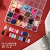 Venta Caliente Transfronteriza 288 Piezas de Uñas Postizas Color Sólido Mate Color Mixto para Uñas de Manos y Pies, Uñas Falsas Tipo Ballet para Pies, Sin Costuras y Sin Necesidad de Limar