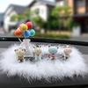 Adornos de Coche de Personalidad Creativa Animales Lindos Instituto Suministros para el Interior del Coche Dibujos Animados Mirando a las Estrellas Decoración Interior del Coche