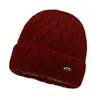 Gorro de terciopelo grueso nuevo para adultos mayores y ancianos, cálido de lana para invierno, gorro de abuela