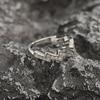 Anillo Relámpago para Hombre, Diseño Nicho, Anillo Único y Versátil, Ajustable, Diseño Nicho, Joyería de Moda