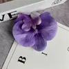 Cabezas de Flores de Orquídea Mariposa de Seda, Accesorios para Paredes de Flores Artificiales, Materiales Florales, Decoraciones de Boda Hechas a Mano para Bricolaje, Accesorios para Fotografía, Flores Artificiales