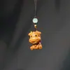 Sândalo Coleção Doze Signos Pingente Acessórios Zodiacais de Madeira Pingente Ornamento Chaveiro