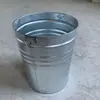 Cubo de basura con revestimiento interior de hierro galvanizado, Cubo interior cuadrado de acero inoxidable, Contenedor de frutas de placa galvanizada para exteriores, Contenedor de almacenamiento redondo galvanizado