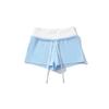 Pantalones cortos deportivos elásticos Spice Girl a juego de colores para mujer, verano, playa, ultracortos, cintura elástica, ajustados, adelgazantes, rectos, casuales