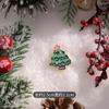 Nueva serie navideña, broche de comercio exterior, árbol de Navidad, muñeco de nieve, accesorios de ropa, linda insignia de dibujos animados, decoración