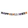 Bandera de papel para decoración de Halloween transfronteriza, barra, festival fantasma, fiesta, diseño de calabaza, murciélago, flor, venta al por mayor, personalizada