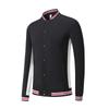 Moda Nova Outono e Inverno Uniformes de Baseball com Gola Alta e Cor Contrastante para Homens, Jaquetas Masculinas de Alta Qualidade e Tendência, Jaquetas de Casal para Jovens Homens e Mulheres