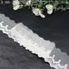 Tanglong Renda Bordada Pura Algodão Acabamento 4,5cm Pequena Borda Malha Bordada Gola Roupa Infantil Acabamento DIY