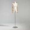 Mannequin de Exibição para Loja de Roupas Suporte de Mannequin Veludo Peito Plano Corpo Plano Meio Corpo Feminino Mannequin Adereços Mannequin de Vitrine Modelo Suporte