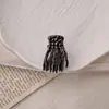 Pinza para el Cabello de Metal Personalizada con Forma de Garra de Calavera con Acabado de Alta Gama, Adecuada para Peinados Recogidos, Pinza de Tiburón, Pinza para Flequillo, Pinza Lateral, Pinza para Cola de Caballo, Pasador